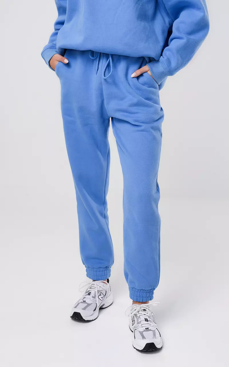 Sweatpants with two side pockets Blue