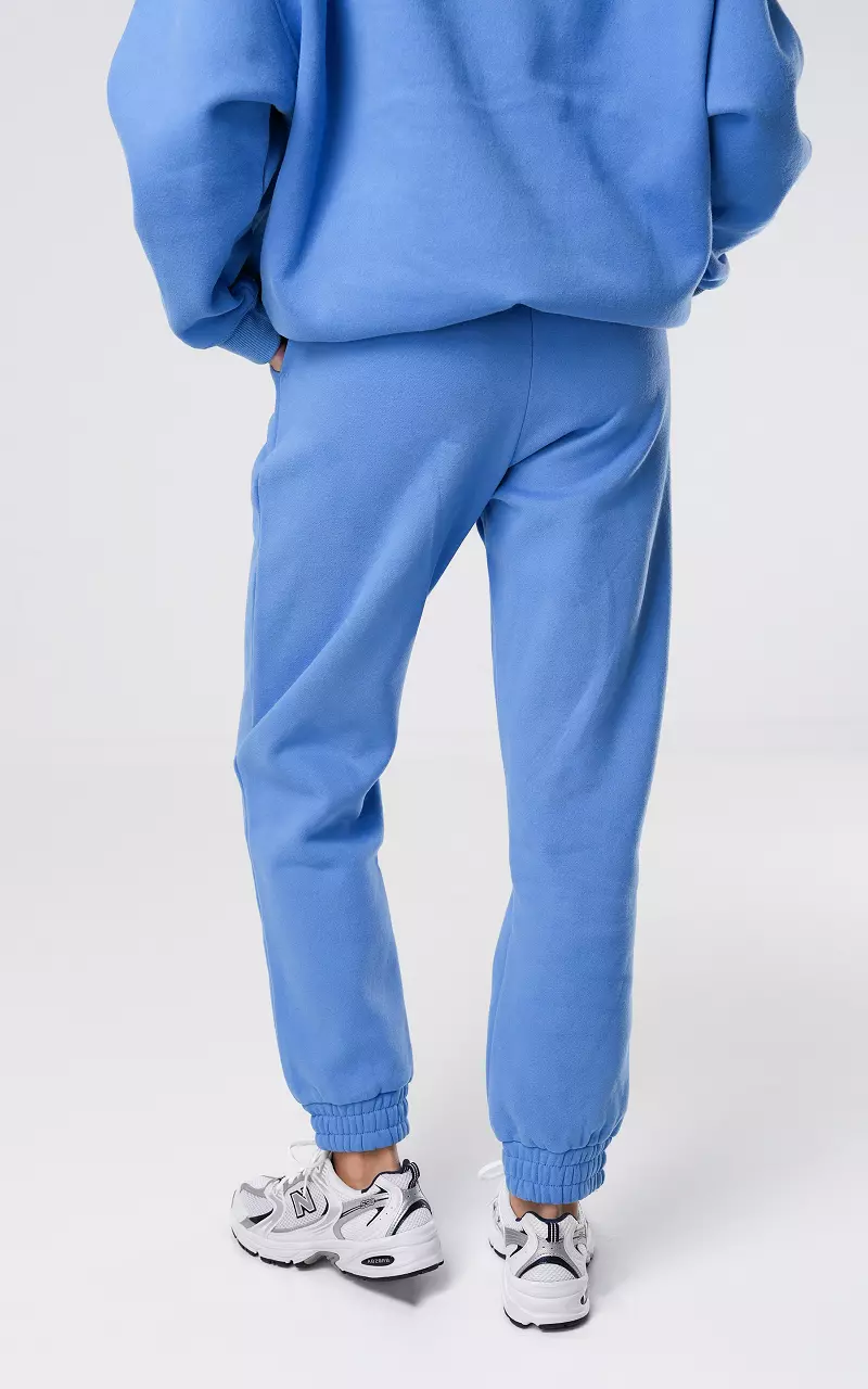Sweatpants with two side pockets Blue