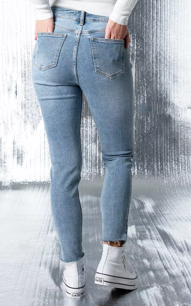 5-Pocket mom jeans Lichtblauw