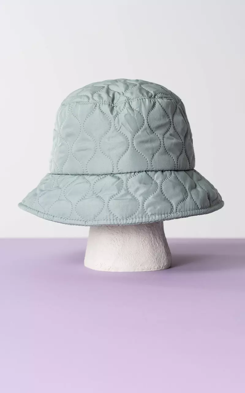Quilted bucket hat Mint