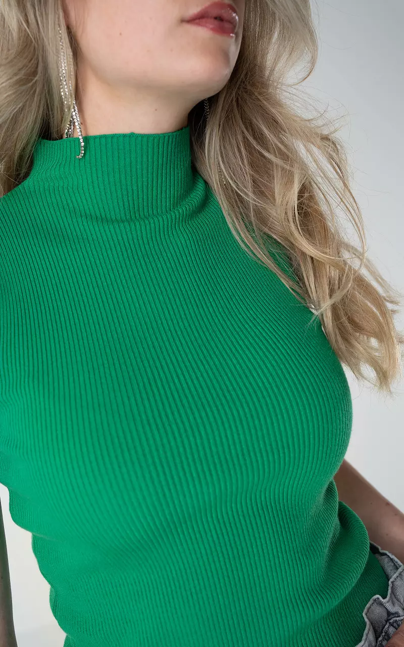 Turtleneck top Light Green