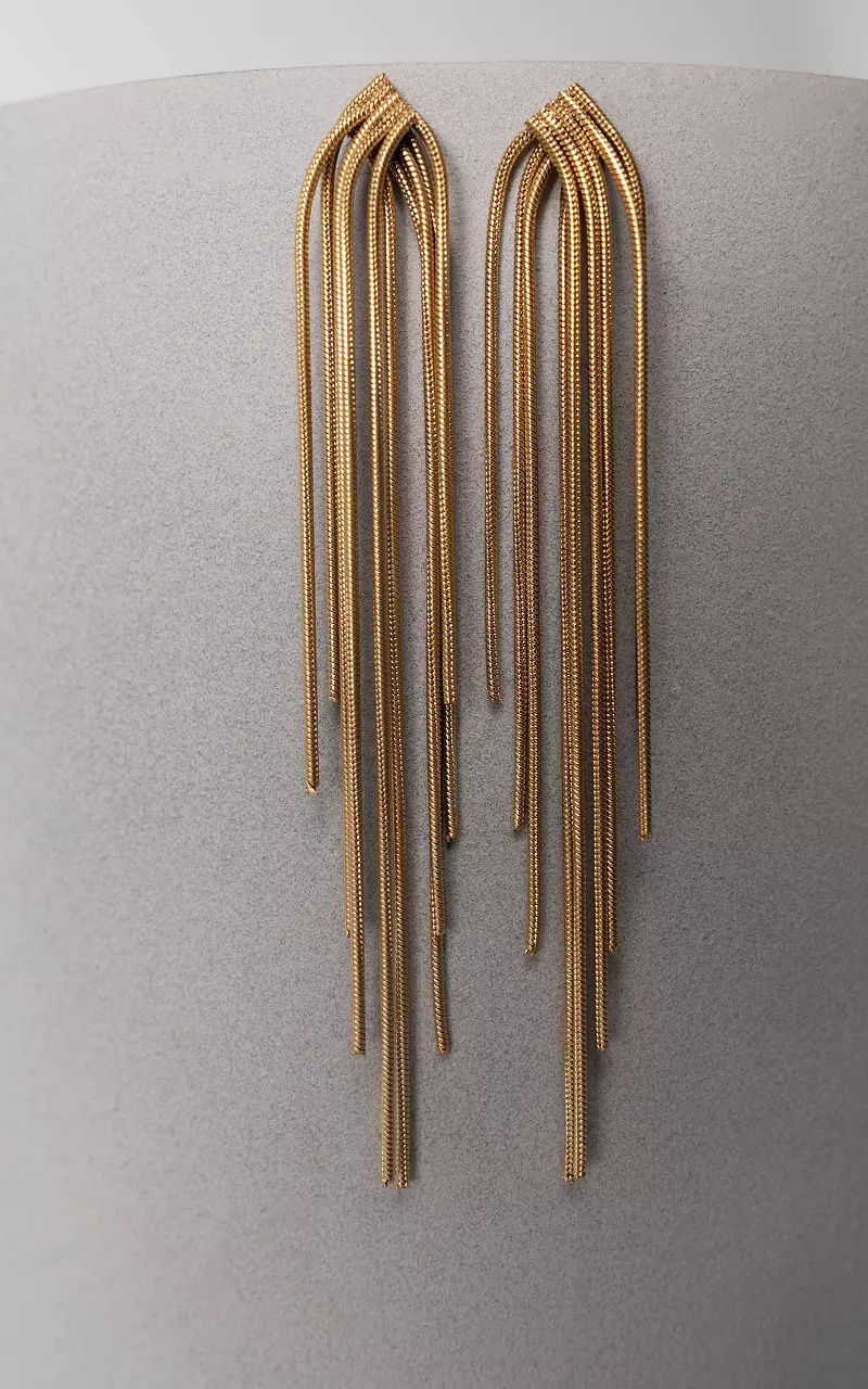 Earrings with tassels Gold