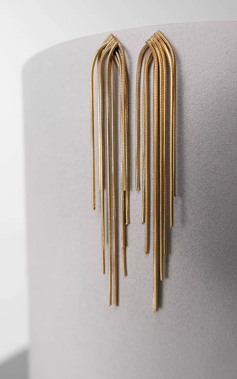 Earrings with tassels Gold