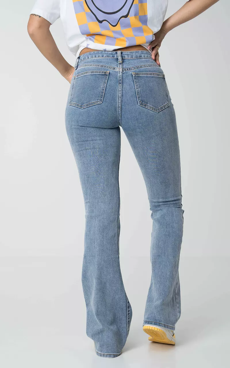 Mid waist flared jeans Gravity Lichtblauw