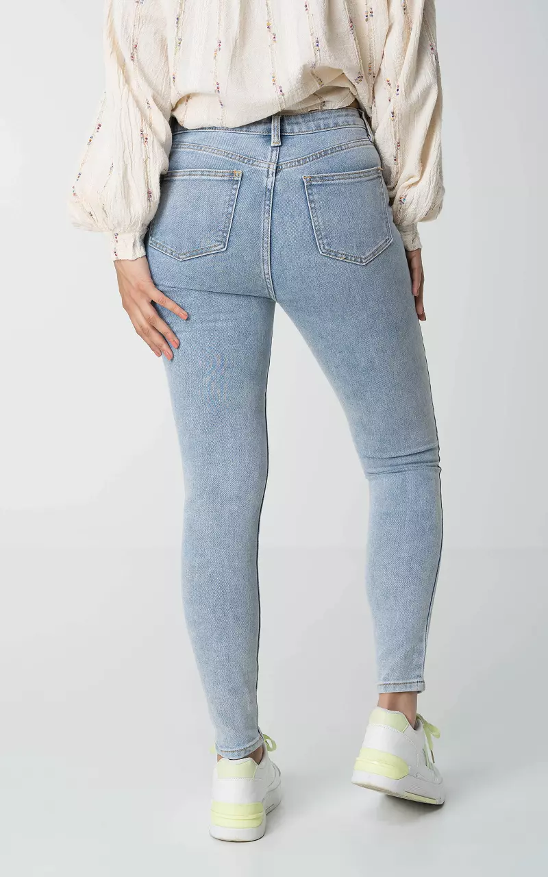 Push-up Skinny  Jeans Hellblau