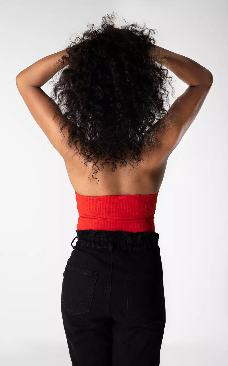Basic bandeau top Red