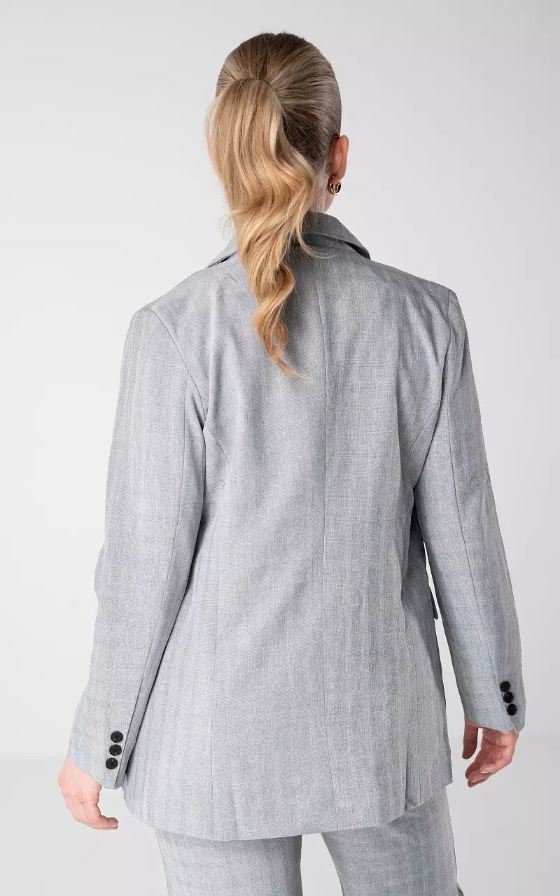 Double-breasted blazer Light Grey