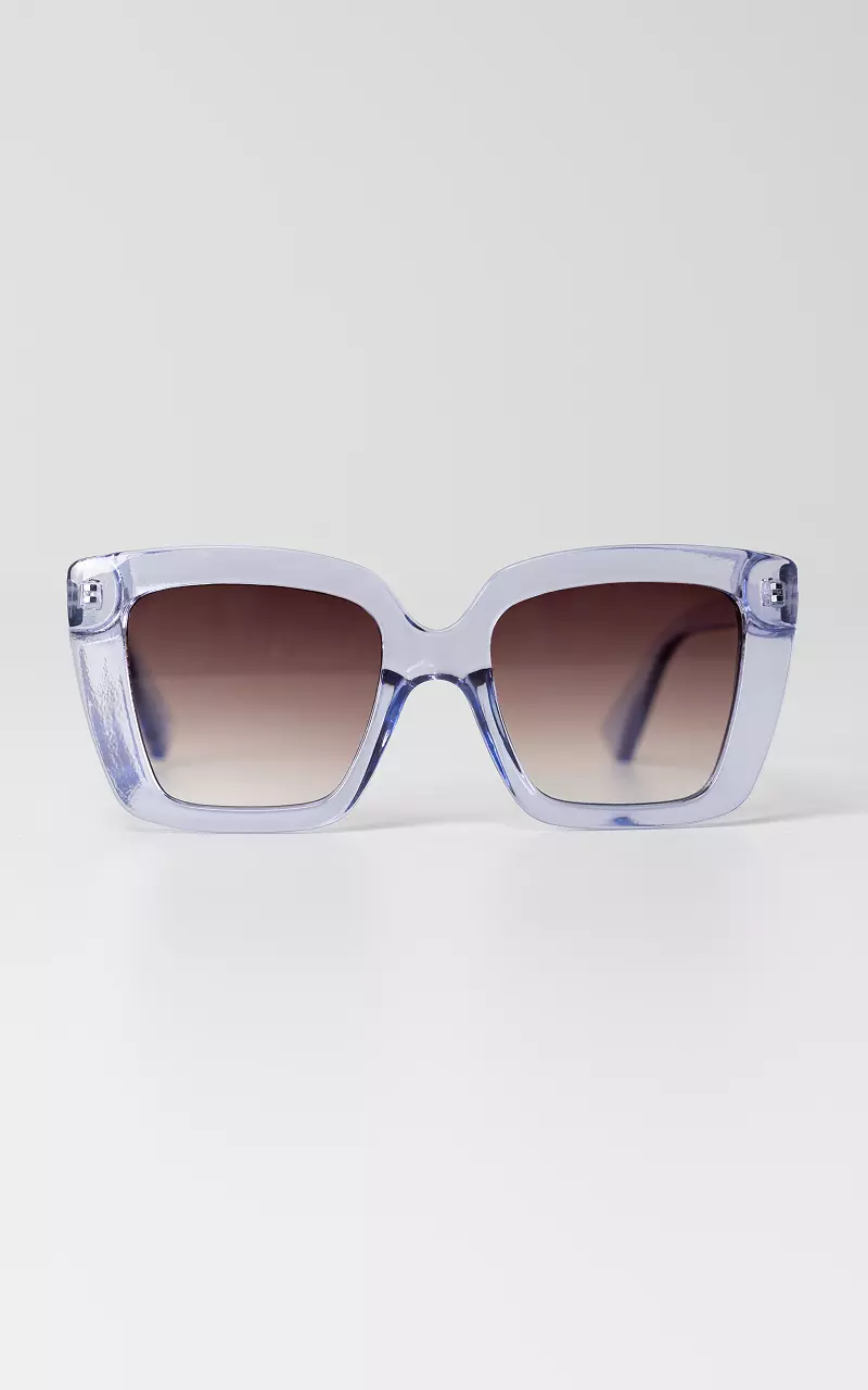 Square model sunglasses Lilac