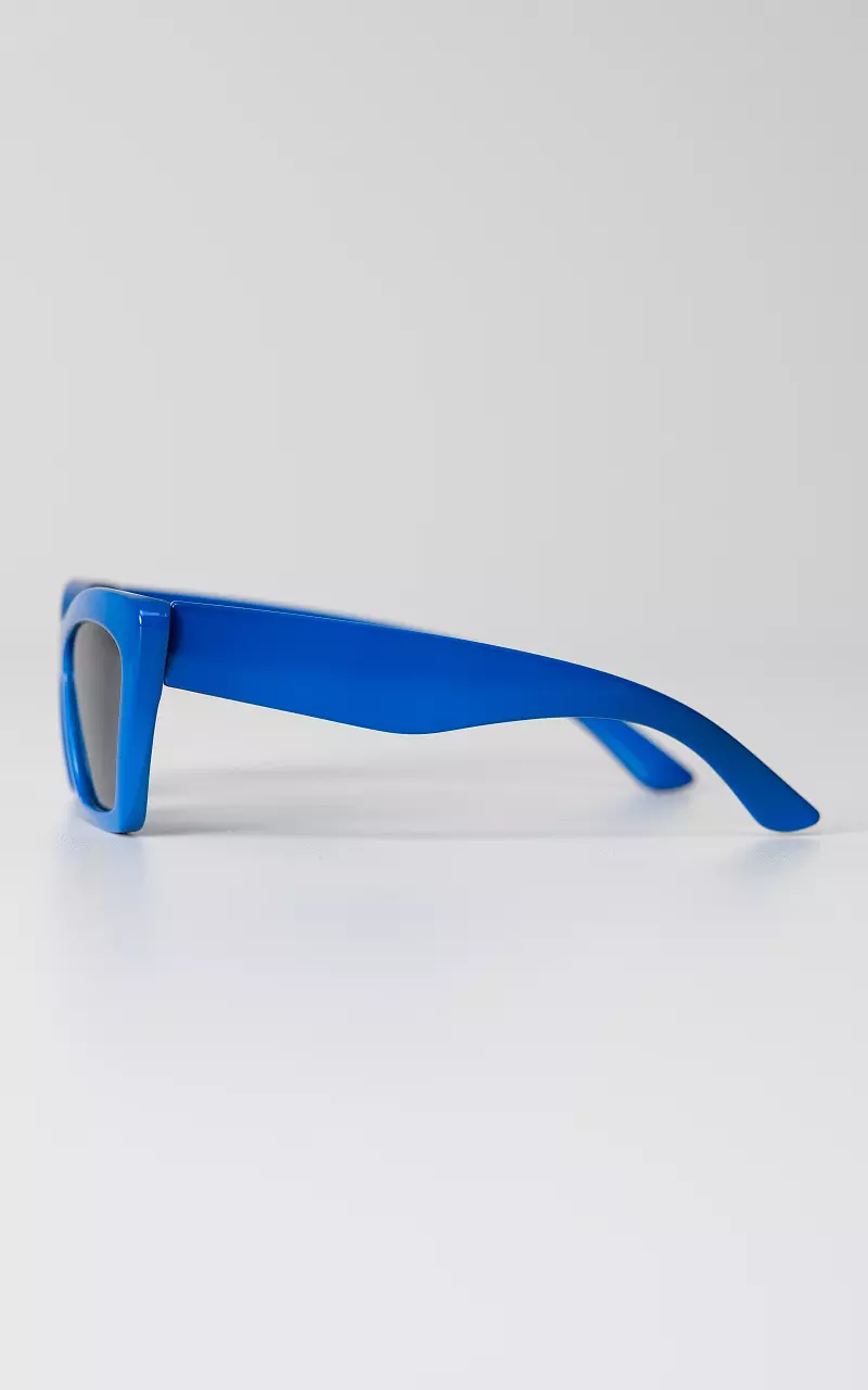 Cat-eye zonnebril Blauw