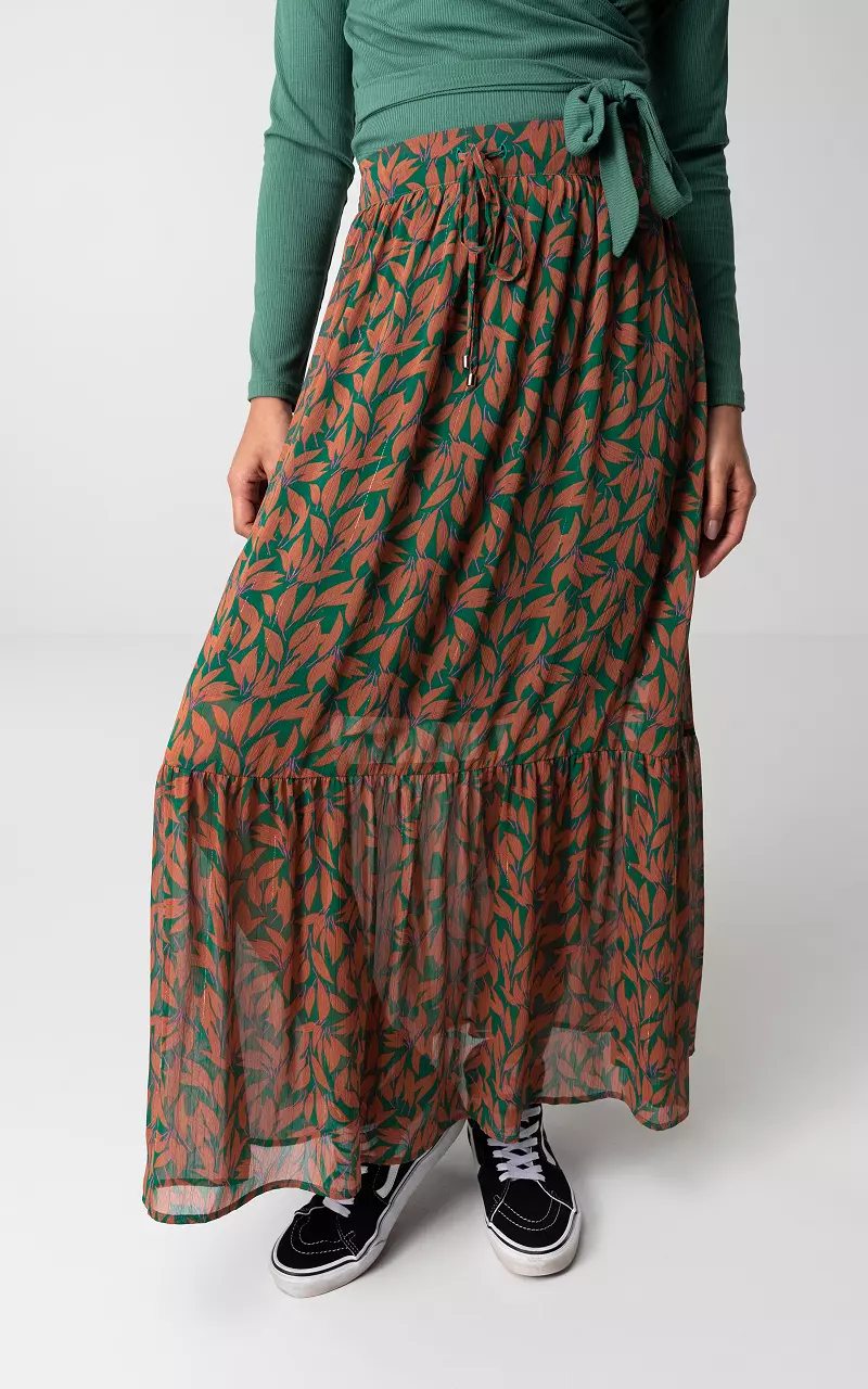 Skirt #92066 Green Brown
