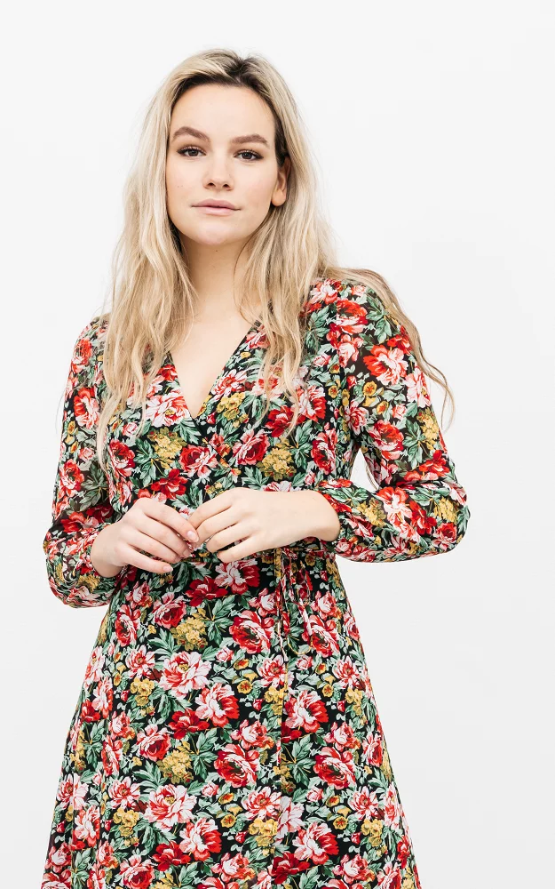Moreel Hick Vooruitgang Maxi jurk met bloemenprint | Guts & Gusto | GUTSGUSTO.COM