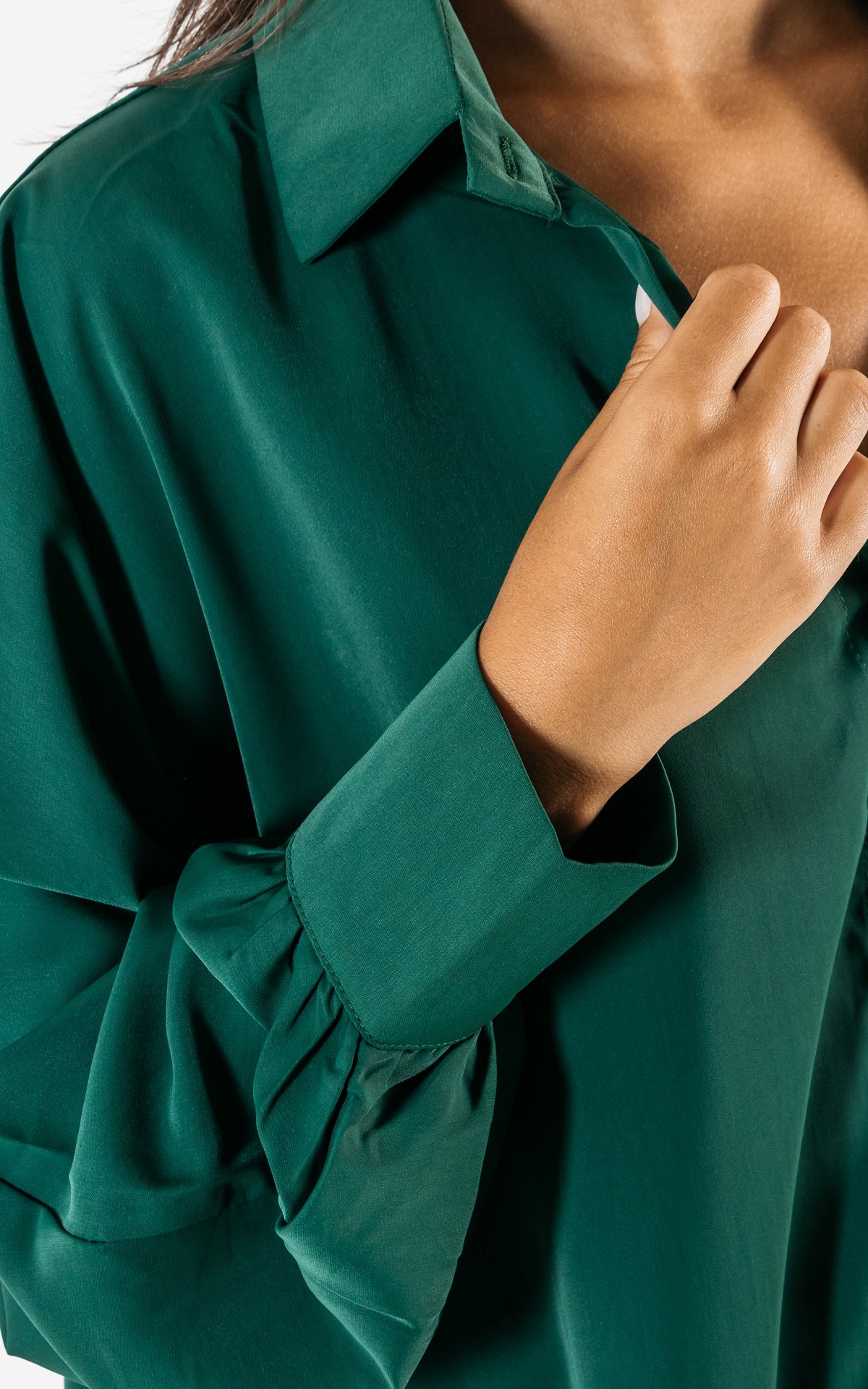 Sortie genade interferentie Oversized basic blouse - Groen | Guts & Gusto