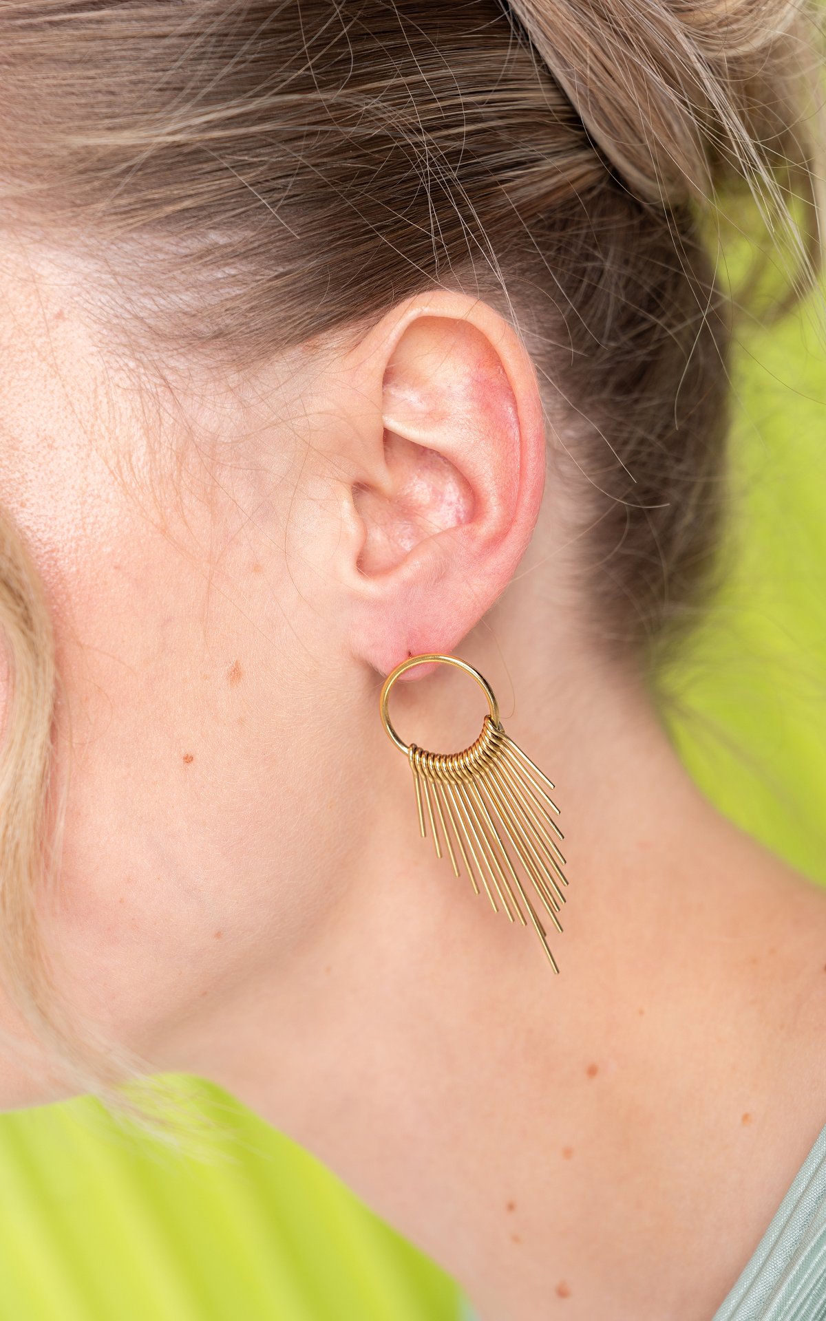 Stainless steel earrings Gold Guts & Gusto