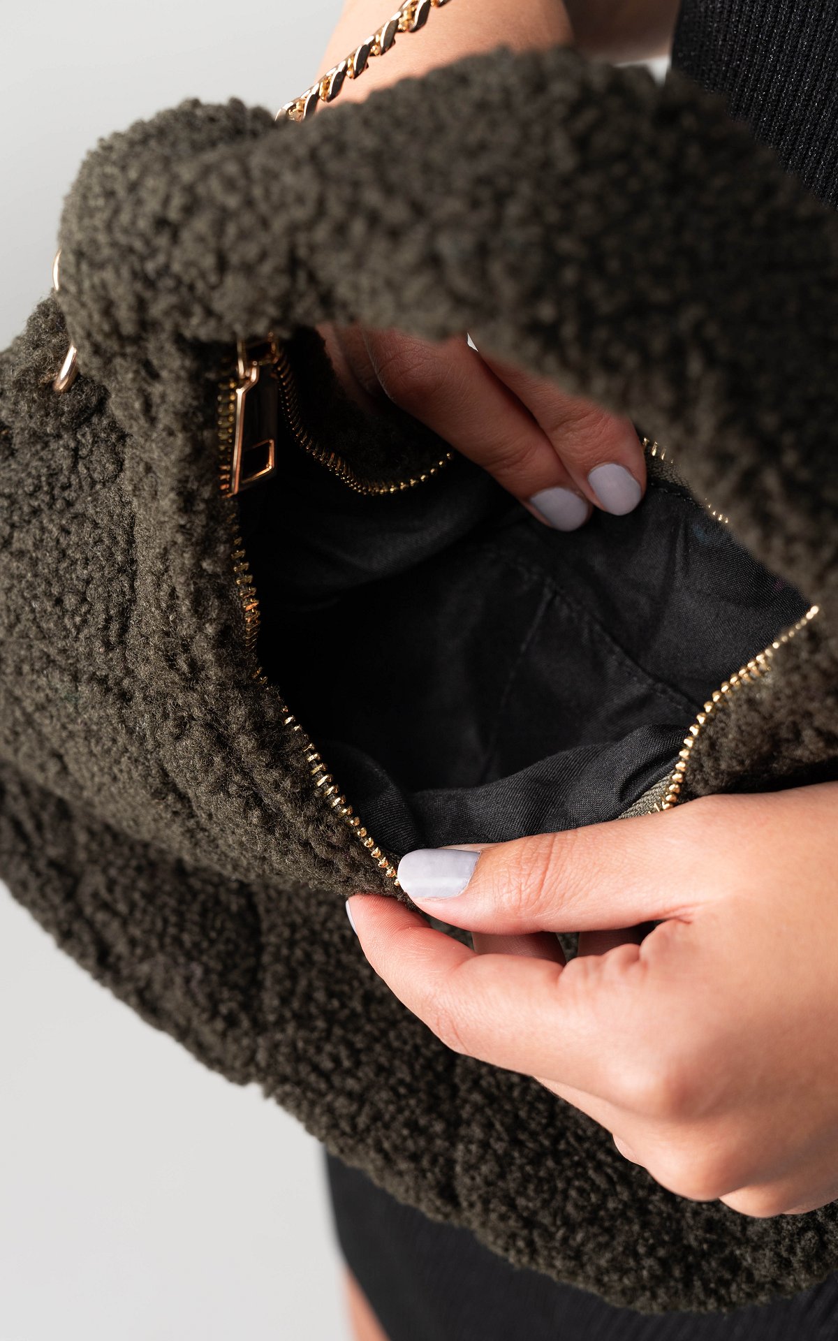 Tasche Mini Fanny Pack Teddy I Brown Hearts