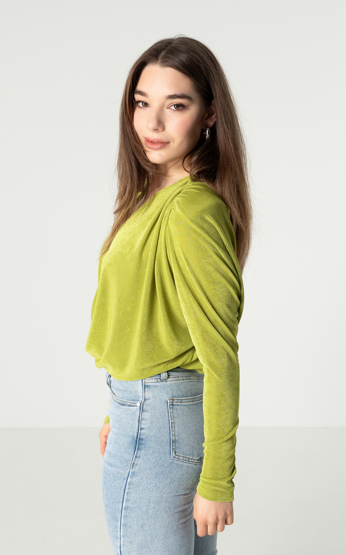 top-with-v-neck-and-shoulder-pads-lime-green