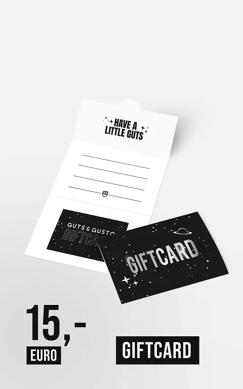 Guts & Gusto gift card €15 black