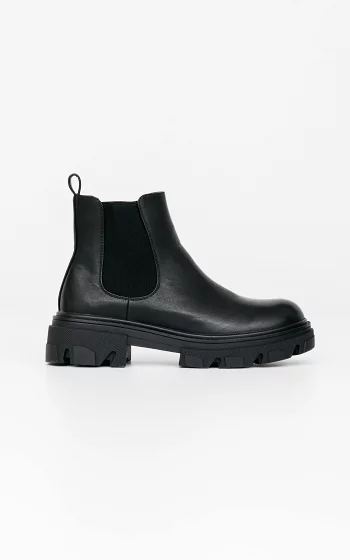 Chelsea-Boots mit chunky Sohle 