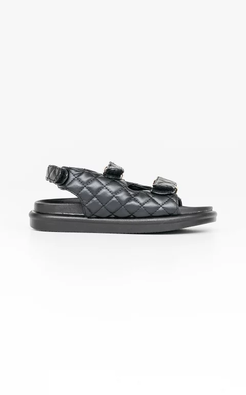 Sandals with velcro black