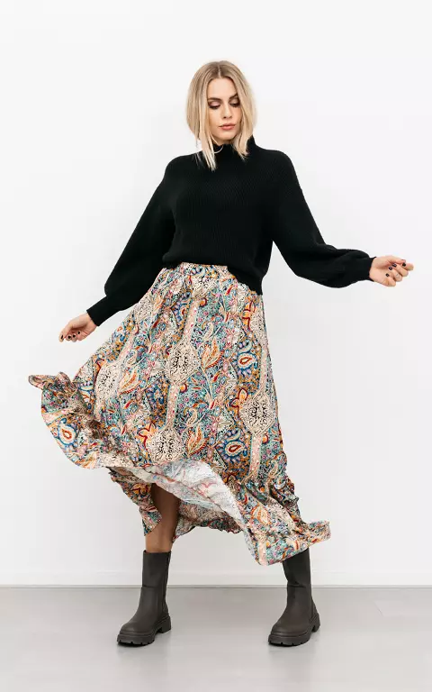 Paisley patterned skirt 