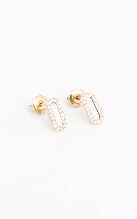 Stainless steel studs gold