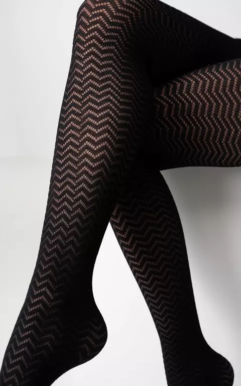 50 DEN patterned tights 