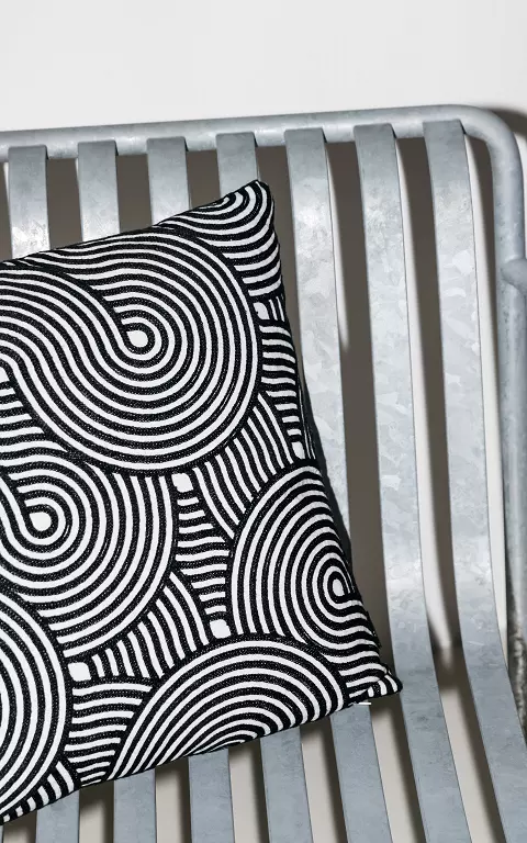 Pillow with striped pattern 