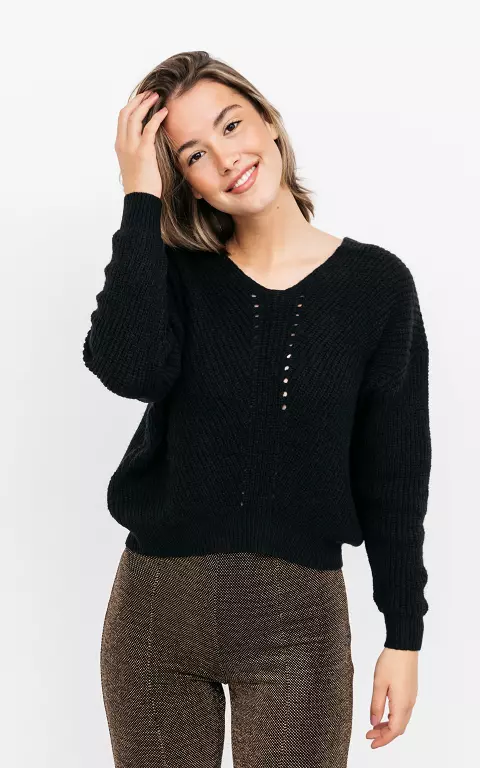 Chunky knit oversized sweater 