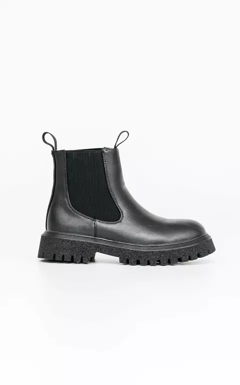 Chelsea boots met dikke zool zwart