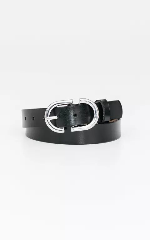 Belt #83082 black silver