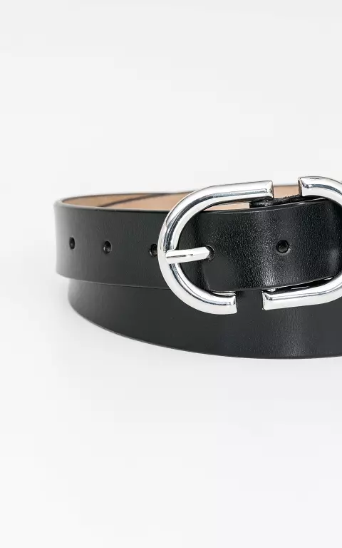Belt #83082 black silver