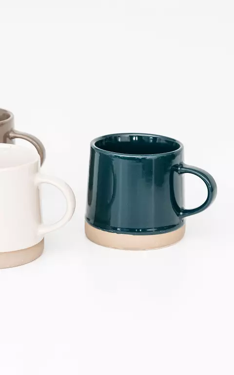 Ceramic mug 120 ML petrol beige