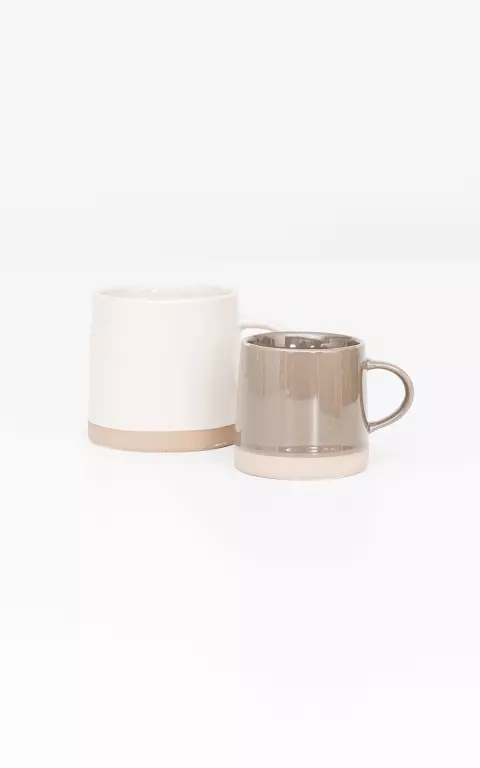 Ceramic mug 120 ML brown beige