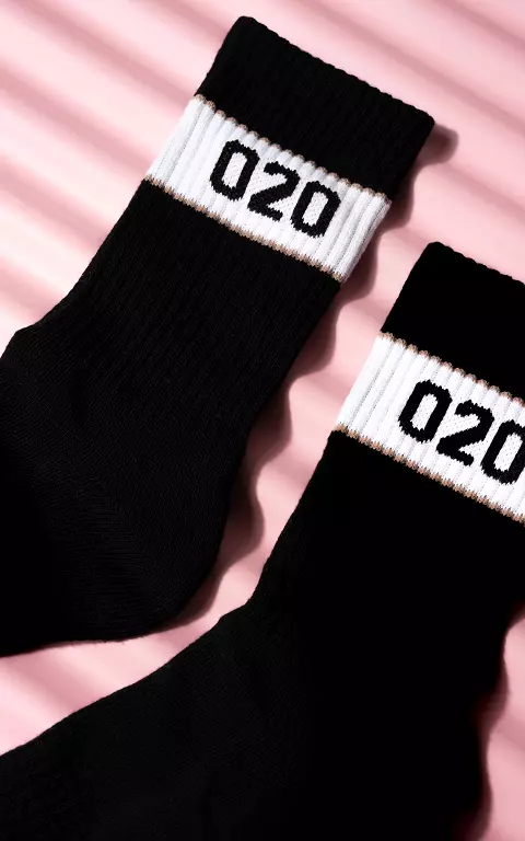 Sports socks 020 black