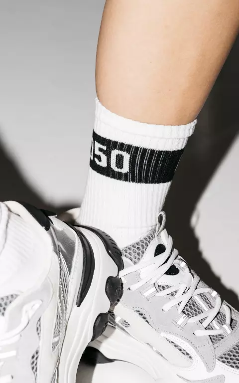 Sports socks 050 white