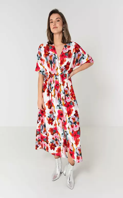 Maxi dress with floral print 