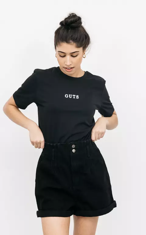 Basic shirt 'Guts' borduursel 