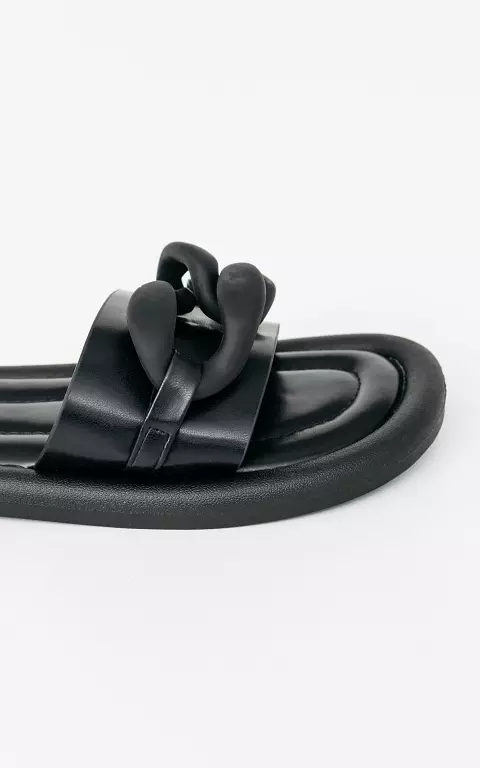Flip-flops with soft footbed black
