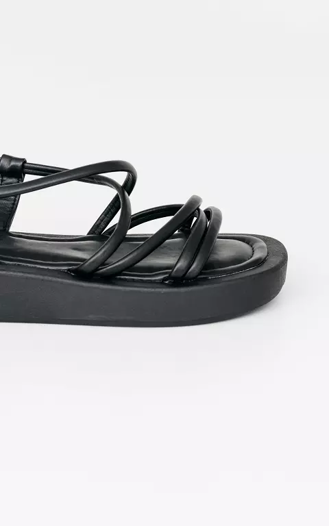 Riemchen-Sandalen  schwarz