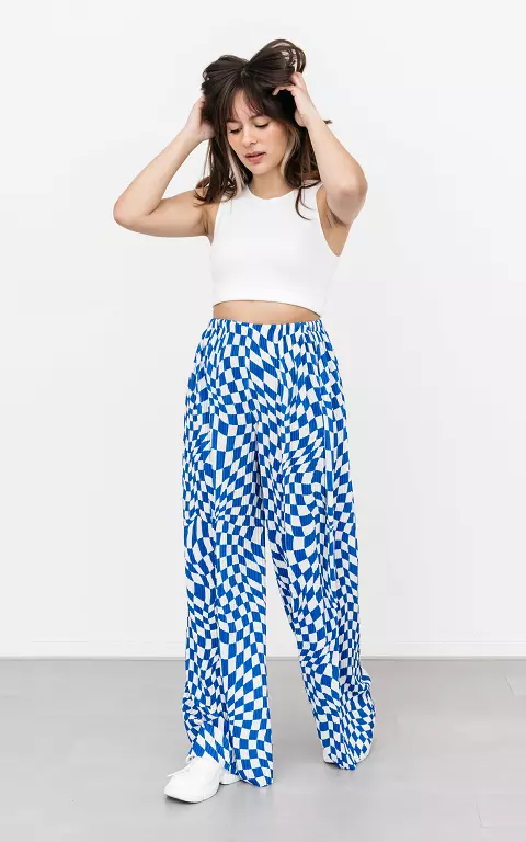 Wide leg pants with print 