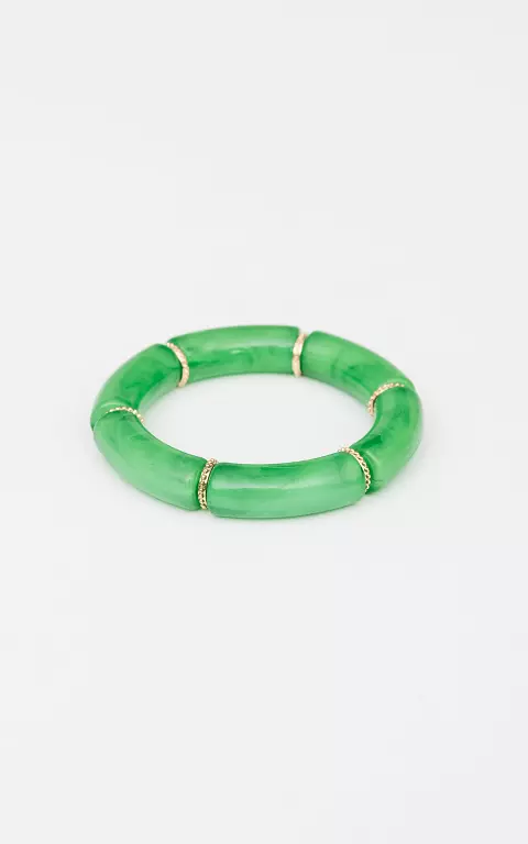 Marble look bracelet light green