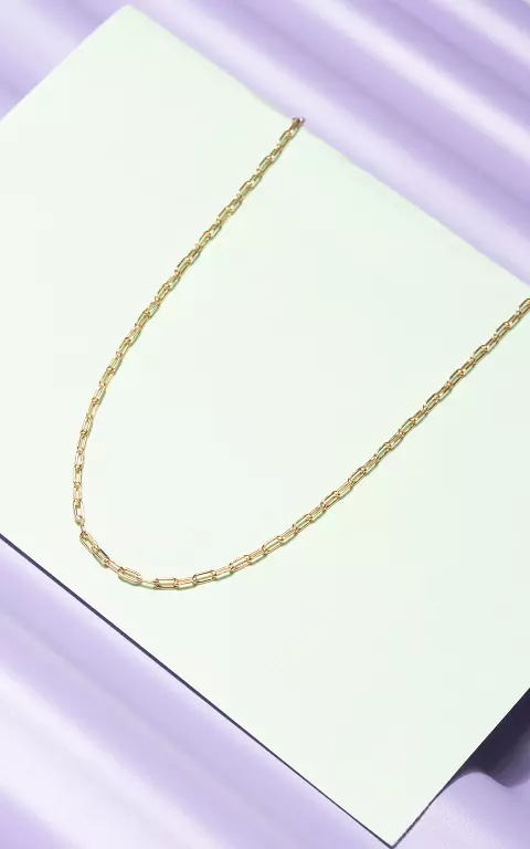 Gold filled small chain necklace gold