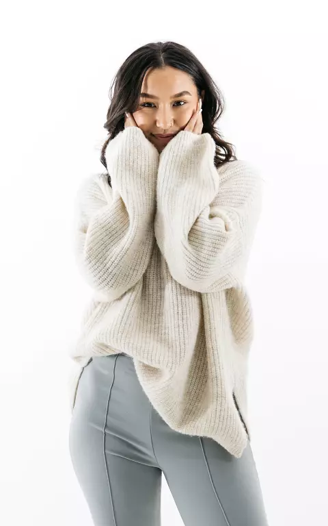 Sweater with round neck 