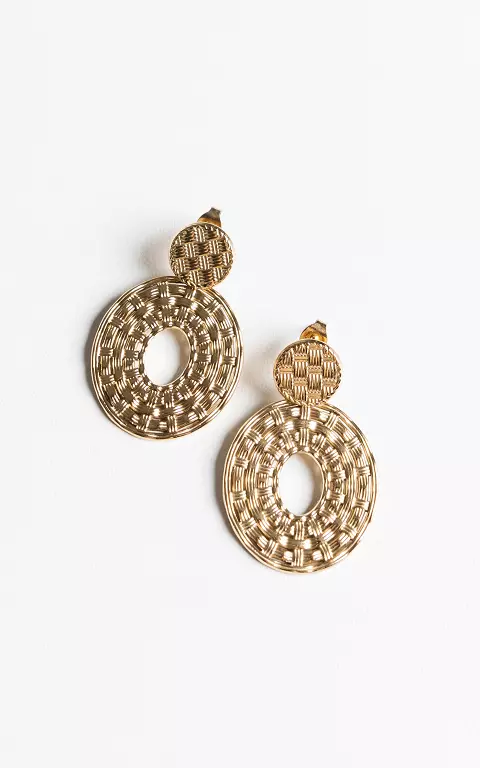 Stainless steel earrings gold