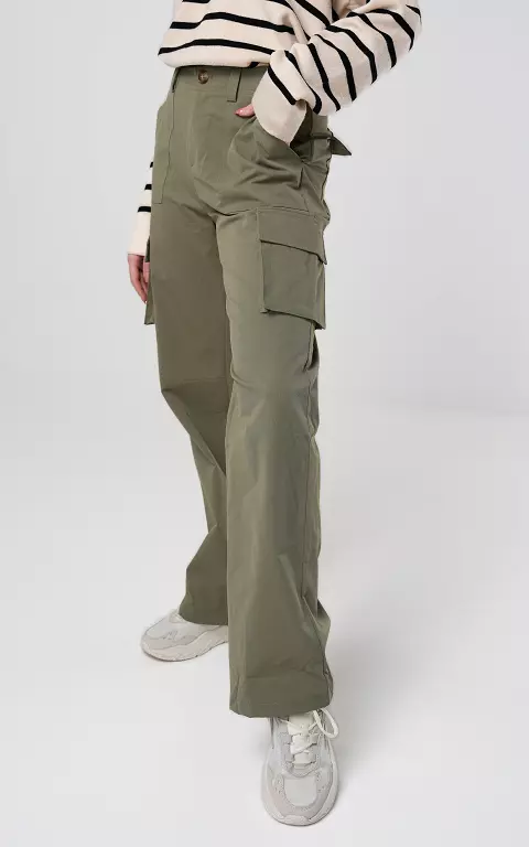 High waist cargo pants 