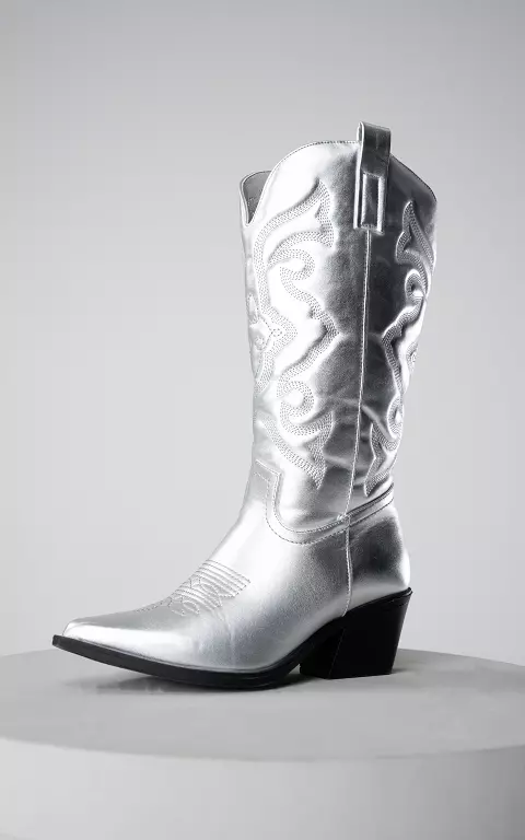 Cowboy boots with zip 