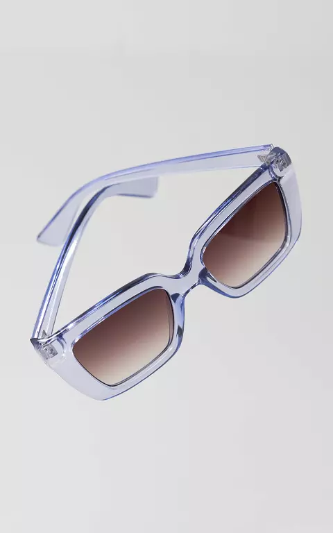 Square model sunglasses lilac