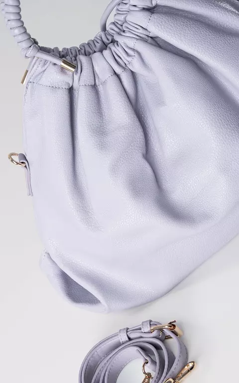 Bag with round handles lilac