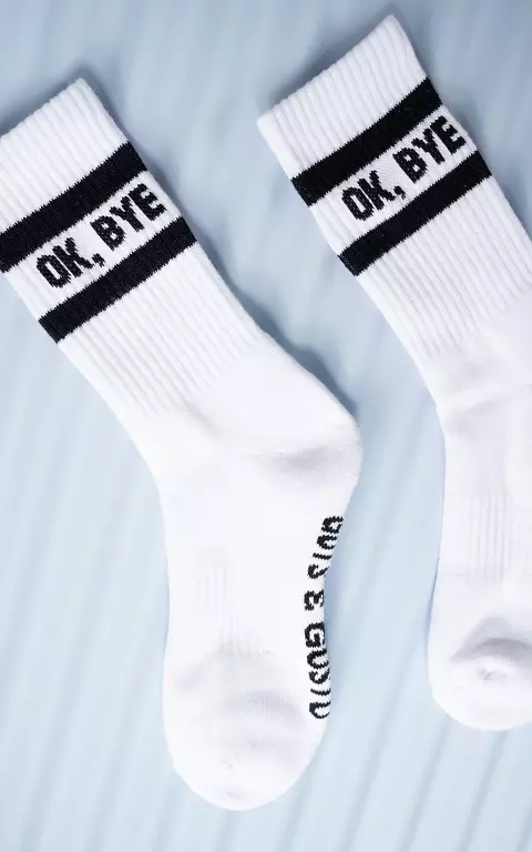 Sock #93258 white black