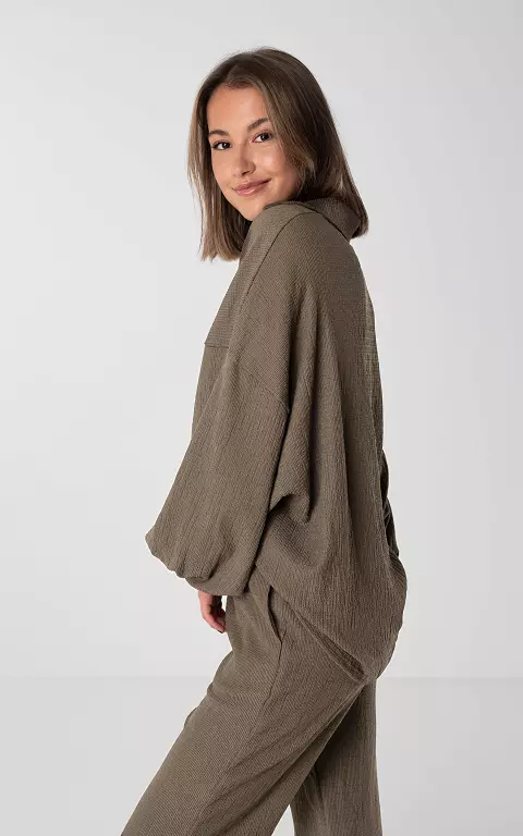 Blouse #94718 taupe