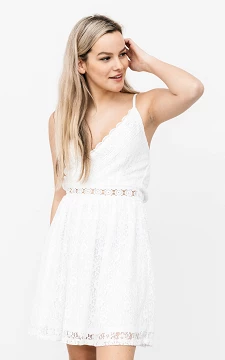 Short lace dress | white | Guts & Gusto